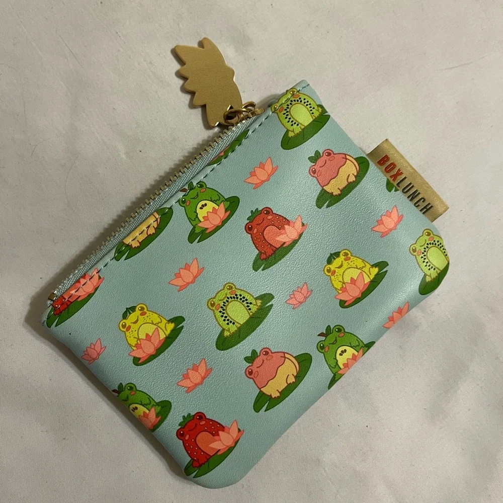 Frog Print Coin Pouch - Picture 2 of 3